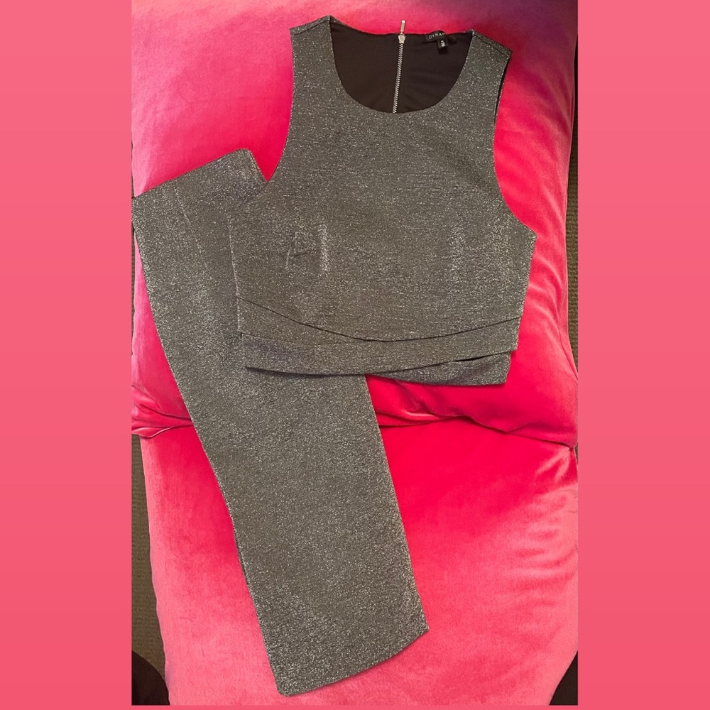 Sparkly top and skirt set